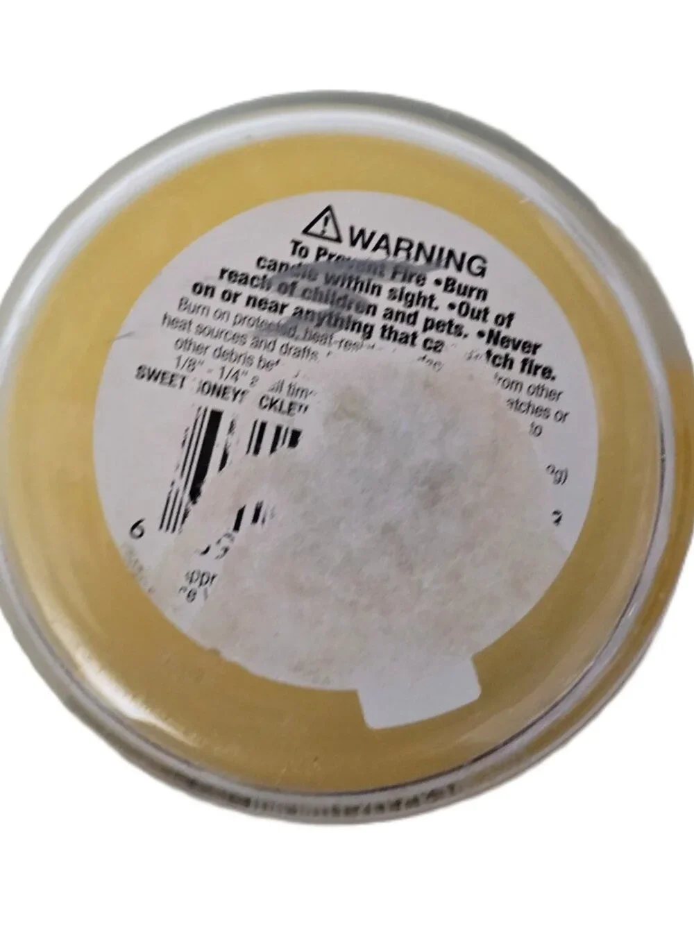 Yankee Candle Sweet Honeysuckle 3.7 oz Jar Housewarmer Small Gift Retired Design